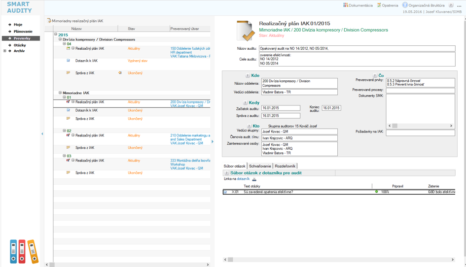 SMART QMS Audity